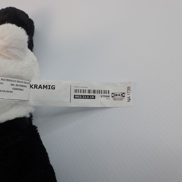 Ikea Stuffed Animal Toy LOT of 4 Elephant Bear Panda & Cheetah Cub - Picture 13 of 14